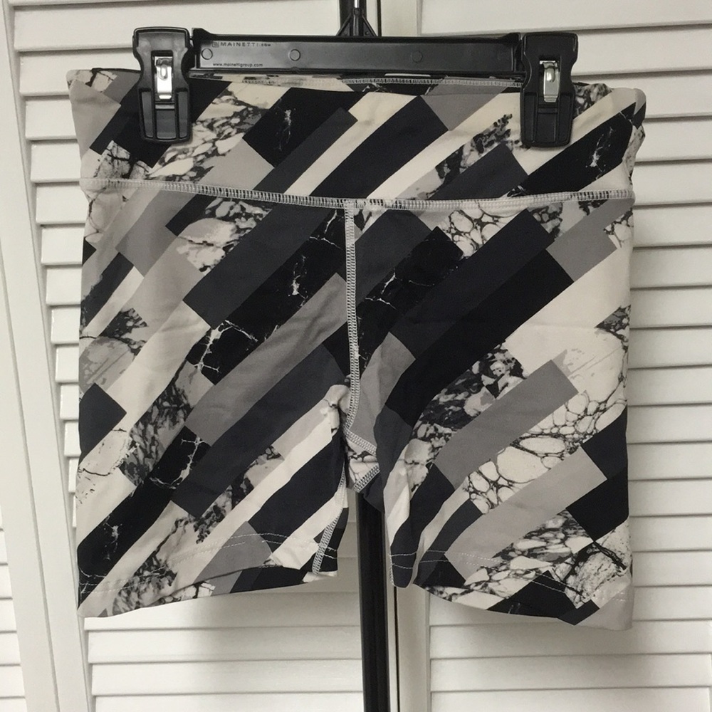 Black, Grey and White Marc New York Performance Shorts (S)